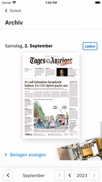 Tages-Anzeiger E-Paper Screenshot 3 - AppWisp.com Tages-Anzeiger E-Paper Screenshot 3 - AppWisp.com