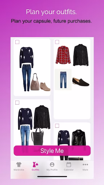 Pureple Outfit Planner Screenshot 2 - AppWisp.com Pureple Outfit Planner Screenshot 2 - AppWisp.com