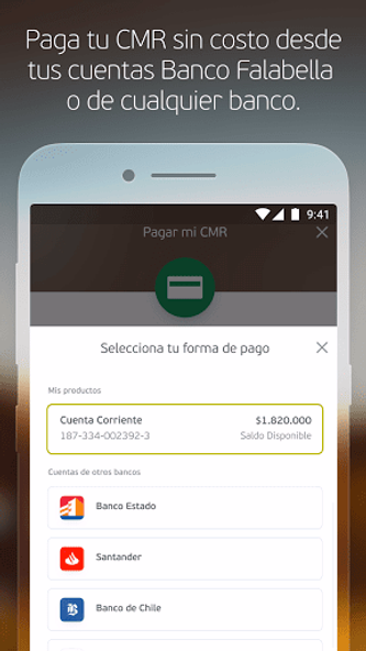 Banco Falabella Chile Screenshot 2 - AppWisp.com Banco Falabella Chile Screenshot 2 - AppWisp.com