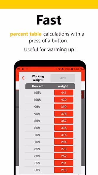 Bar Is Loaded - Gym Calculator Screenshot 4 - AppWisp.com Bar Is Loaded - Gym Calculator Screenshot 4 - AppWisp.com