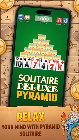 Pyramid Deluxe® Social Screenshot 1 - AppWisp.com Pyramid Deluxe® Social Screenshot 1 - AppWisp.com