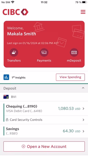 CIBC Caribbean Mobile Screenshot 2 - AppWisp.com CIBC Caribbean Mobile Screenshot 2 - AppWisp.com
