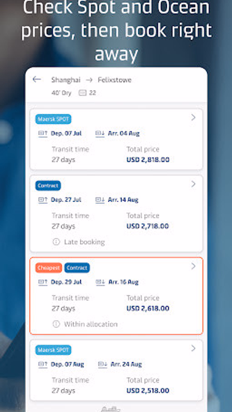 Maersk Screenshot 3 - AppWisp.com Maersk Screenshot 3 - AppWisp.com