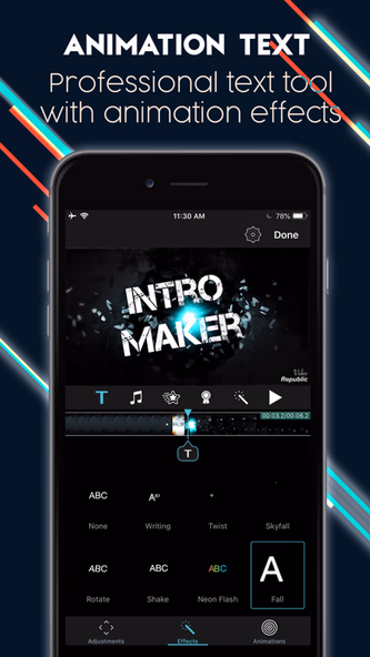 IntroTube: Intro Video Maker Screenshot 2 - AppWisp.com IntroTube: Intro Video Maker Screenshot 2 - AppWisp.com