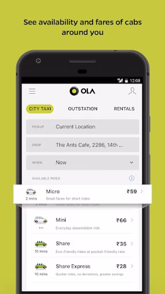 Ola Lite: Lighter Faster Ola A Screenshot 1 - AppWisp.com Ola Lite: Lighter Faster Ola A Screenshot 1 - AppWisp.com