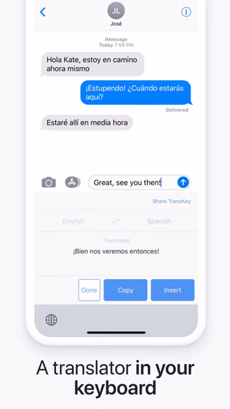 TransKey: Text Translator Chat Screenshot 4 - AppWisp.com TransKey: Text Translator Chat Screenshot 4 - AppWisp.com