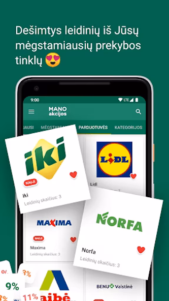 Mano akcijos – sales discounts Screenshot 1 - AppWisp.com Mano akcijos – sales discounts Screenshot 1 - AppWisp.com