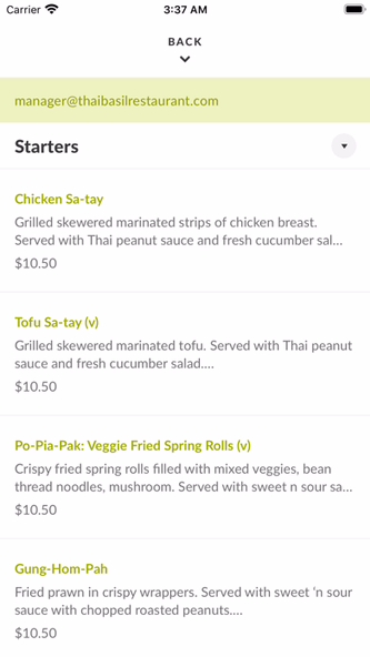Thai Basil Screenshot 3 - AppWisp.com Thai Basil Screenshot 3 - AppWisp.com