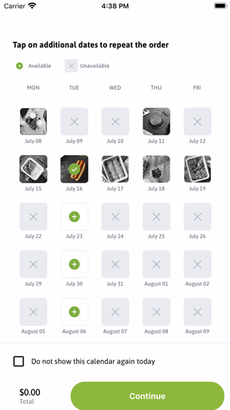 Choicelunch Screenshot 2 - AppWisp.com Choicelunch Screenshot 2 - AppWisp.com
