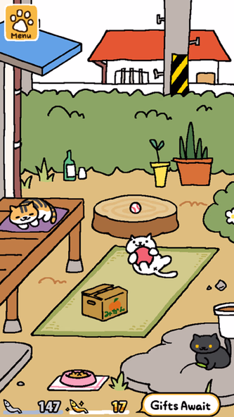 Neko Atsume: Kitty Collector Screenshot 1 - AppWisp.com Neko Atsume: Kitty Collector Screenshot 1 - AppWisp.com