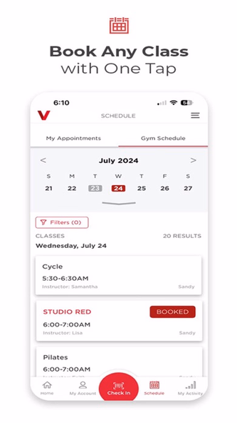 VASA Fitness Mobile Screenshot 2 - AppWisp.com VASA Fitness Mobile Screenshot 2 - AppWisp.com