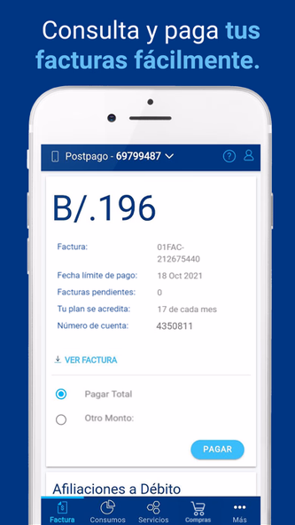 Mi Tigo Panamá Screenshot 3 - AppWisp.com Mi Tigo Panamá Screenshot 3 - AppWisp.com