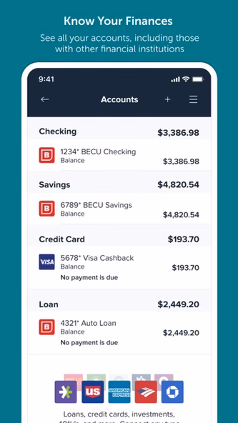 BECU Screenshot 2 - AppWisp.com BECU Screenshot 2 - AppWisp.com