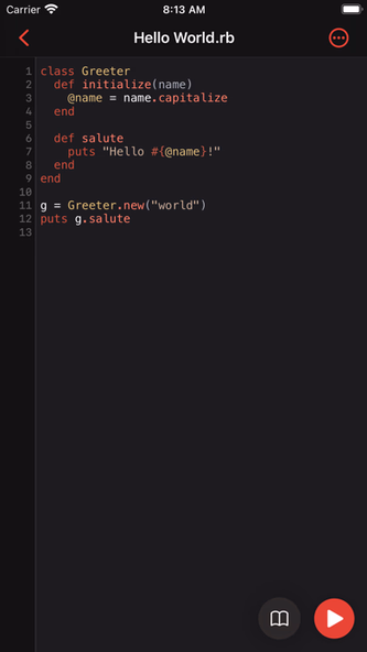 Rubyist - Ruby Scripting Screenshot 2 - AppWisp.com Rubyist - Ruby Scripting Screenshot 2 - AppWisp.com
