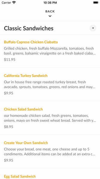 Prontos Gourmet Market Screenshot 3 - AppWisp.com Prontos Gourmet Market Screenshot 3 - AppWisp.com