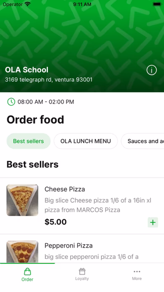 SBHS Cafe Screenshot 1 - AppWisp.com SBHS Cafe Screenshot 1 - AppWisp.com