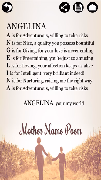 Name Poem Maker - Name Meaning Screenshot 3 - AppWisp.com Name Poem Maker - Name Meaning Screenshot 3 - AppWisp.com