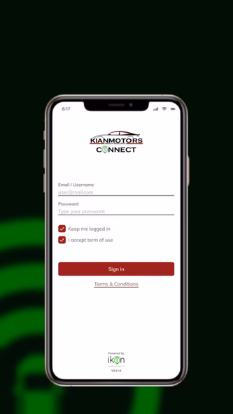 Kian Motors Connect Screenshot 1 - AppWisp.com Kian Motors Connect Screenshot 1 - AppWisp.com