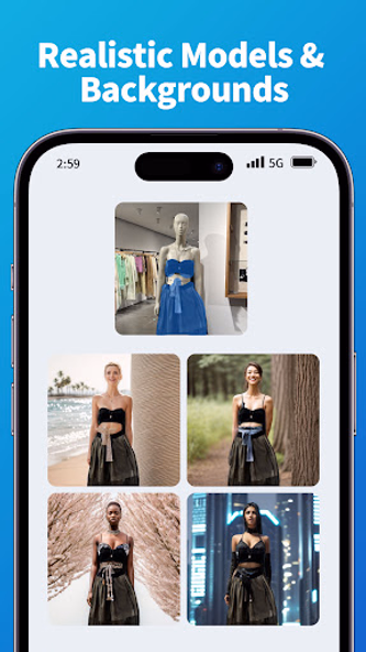 VogueShot: AI Fashion Studio Screenshot 1 - AppWisp.com VogueShot: AI Fashion Studio Screenshot 1 - AppWisp.com
