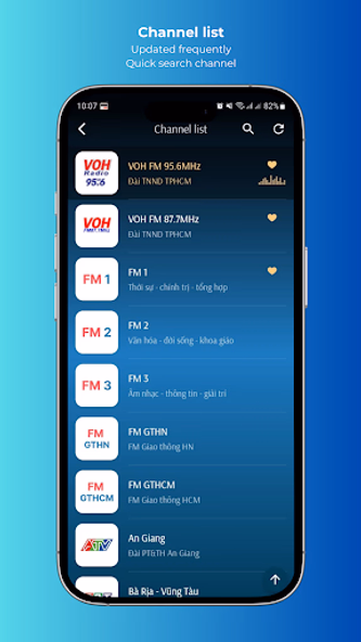 Radio Vietnam Online AM/FM Screenshot 2 - AppWisp.com