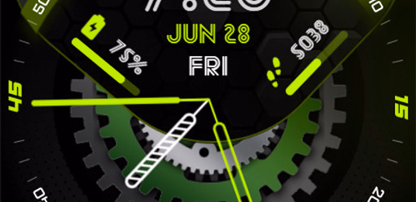 Gearex - Hybrid Watch Face Header - AppWisp.com Gearex - Hybrid Watch Face Header - AppWisp.com