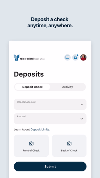 Yolo FCU Mobile Banking Screenshot 3 - AppWisp.com