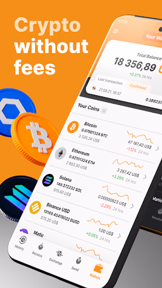 NC Wallet: Crypto Without Fees Screenshot 1 - AppWisp.com NC Wallet: Crypto Without Fees Screenshot 1 - AppWisp.com