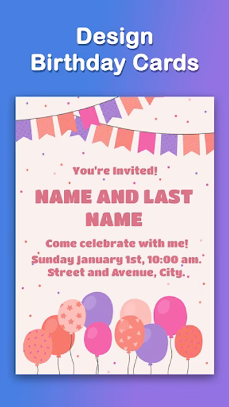 Personalized Birthday Cards Screenshot 2 - AppWisp.com Personalized Birthday Cards Screenshot 2 - AppWisp.com
