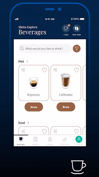 De'Longhi Coffee Link Screenshot 2 - AppWisp.com De'Longhi Coffee Link Screenshot 2 - AppWisp.com