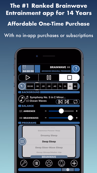 BrainWave: 37 Binaural Series™ Screenshot 2 - AppWisp.com BrainWave: 37 Binaural Series™ Screenshot 2 - AppWisp.com
