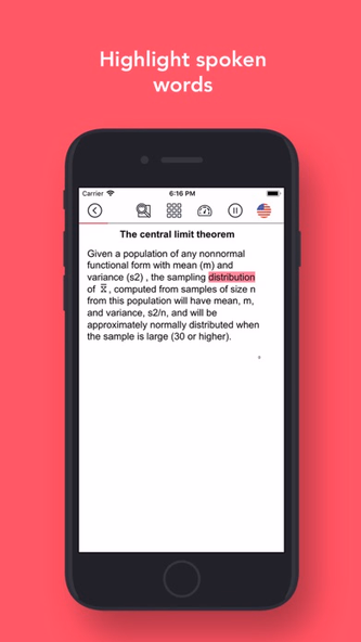 Total Reader - Text to Speech Screenshot 3 - AppWisp.com Total Reader - Text to Speech Screenshot 3 - AppWisp.com