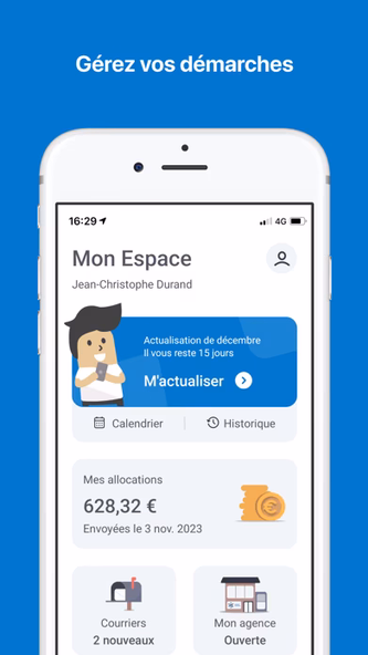 Mon Espace - France Travail Screenshot 1 - AppWisp.com Mon Espace - France Travail Screenshot 1 - AppWisp.com
