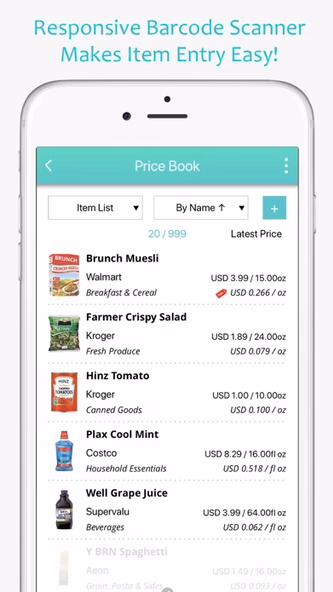 Price Book-Track Grocery Price Screenshot 1 - AppWisp.com Price Book-Track Grocery Price Screenshot 1 - AppWisp.com