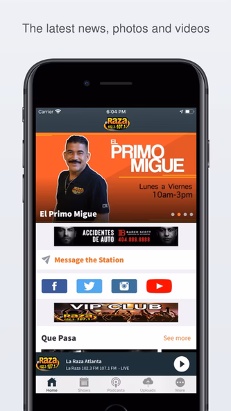 La Raza Atlanta Screenshot 1 - AppWisp.com La Raza Atlanta Screenshot 1 - AppWisp.com