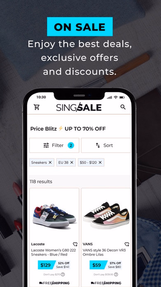 SINGSALE Screenshot 4 - AppWisp.com SINGSALE Screenshot 4 - AppWisp.com