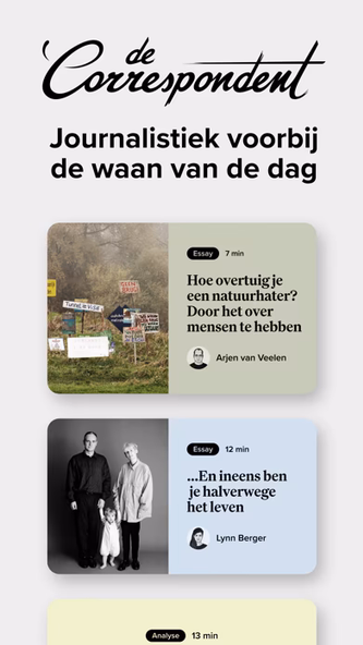 De Correspondent Screenshot 1 - AppWisp.com De Correspondent Screenshot 1 - AppWisp.com