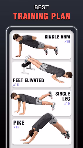Chest Workouts for Men at Home Screenshot 2 - AppWisp.com