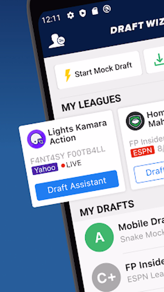 Fantasy Football Draft Wizard Screenshot 1 - AppWisp.com Fantasy Football Draft Wizard Screenshot 1 - AppWisp.com