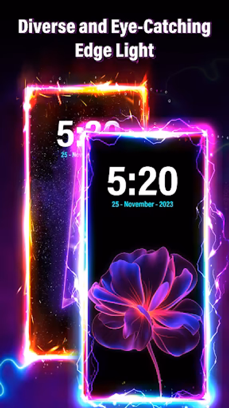 Edge Lighting: LED Borderlight Screenshot 1 - AppWisp.com Edge Lighting: LED Borderlight Screenshot 1 - AppWisp.com