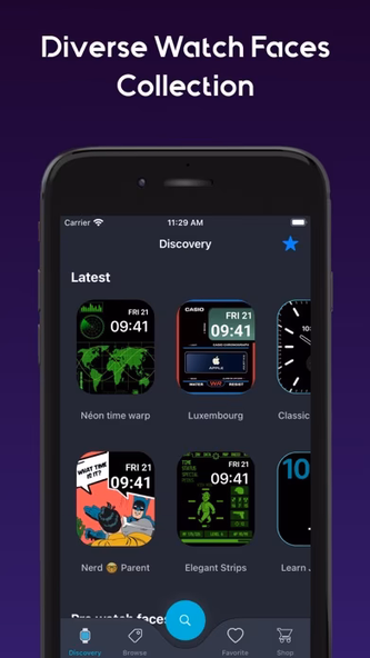 Watch Faces - iWatch Gallery Screenshot 3 - AppWisp.com Watch Faces - iWatch Gallery Screenshot 3 - AppWisp.com