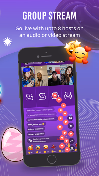 Livejet-Live Stream, Go Live Screenshot 1 - AppWisp.com Livejet-Live Stream, Go Live Screenshot 1 - AppWisp.com