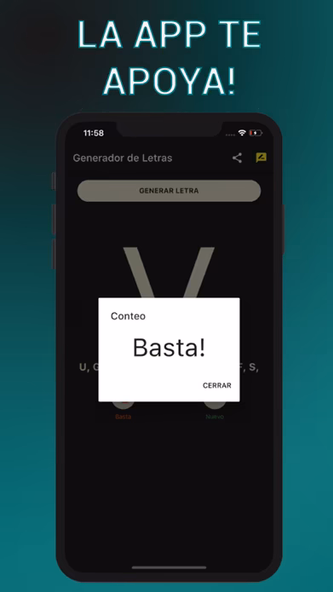 Basta - Generador de Letras Screenshot 3 - AppWisp.com Basta - Generador de Letras Screenshot 3 - AppWisp.com