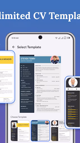 Resume Builder: CV maker PDF Screenshot 3 - AppWisp.com Resume Builder: CV maker PDF Screenshot 3 - AppWisp.com