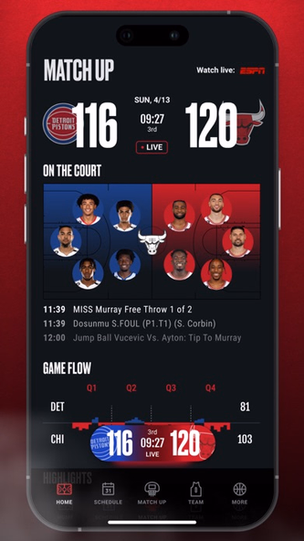 Chicago Bulls Screenshot 2 - AppWisp.com Chicago Bulls Screenshot 2 - AppWisp.com