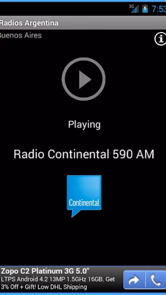Radios Argentina Screenshot 2 - AppWisp.com Radios Argentina Screenshot 2 - AppWisp.com