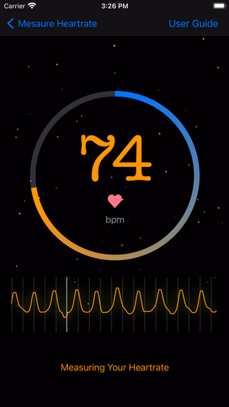 Measure Heart Rate Screenshot 2 - AppWisp.com