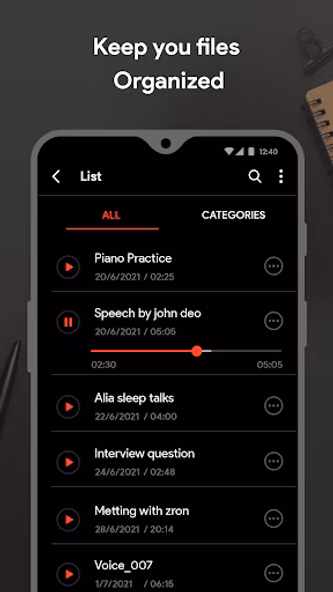 Voice Recorder Screenshot 2 - AppWisp.com Voice Recorder Screenshot 2 - AppWisp.com