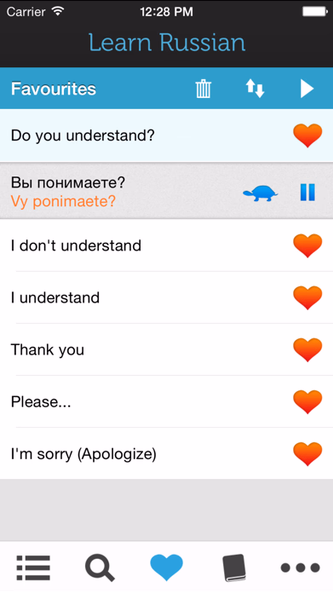 Learn Russian - Phrasebook Screenshot 3 - AppWisp.com Learn Russian - Phrasebook Screenshot 3 - AppWisp.com