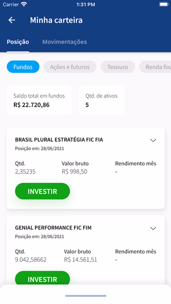 BRB Investimentos Screenshot 3 - AppWisp.com BRB Investimentos Screenshot 3 - AppWisp.com