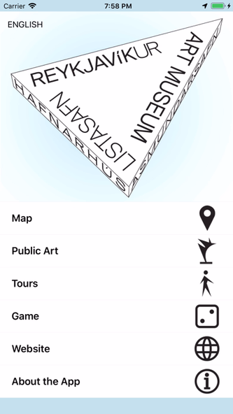 Reykjavík Art Walk Screenshot 1 - AppWisp.com Reykjavík Art Walk Screenshot 1 - AppWisp.com